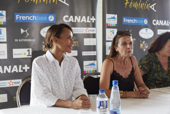 Exclusif - Sonia Rolland (Marraine du Festival) et Edith Semmani (fondatrice du festival), lors de la 2ème édition du Festival au Féminin à La Réunion le 22 Novembre 2021. © Sylvie Castioni/Bestimage