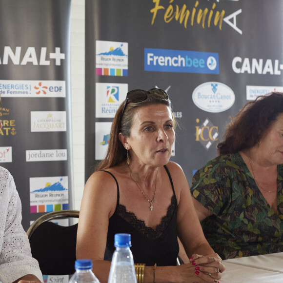 Exclusif - Sonia Rolland (Marraine du Festival) et Edith Semmani (fondatrice du festival), lors de la 2ème édition du Festival au Féminin à La Réunion le 22 Novembre 2021. © Sylvie Castioni/Bestimage