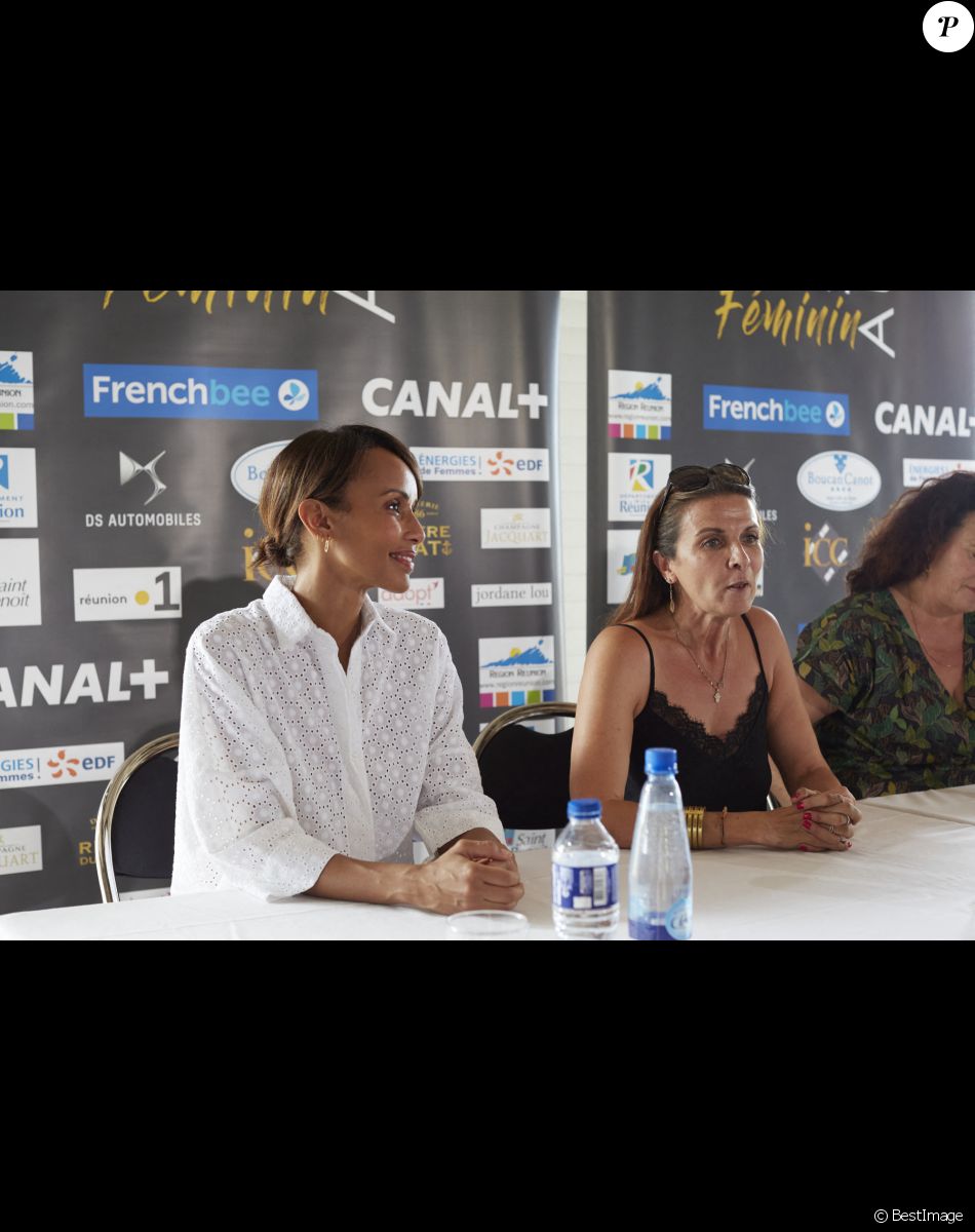 Exclusif - Sonia Rolland (Marraine du Festival) et Edith Semmani (fondatrice du festival), lors de la 2ème édition du Festival au Féminin à La Réunion le 22 Novembre 2021. © Sylvie Castioni/Bestimage