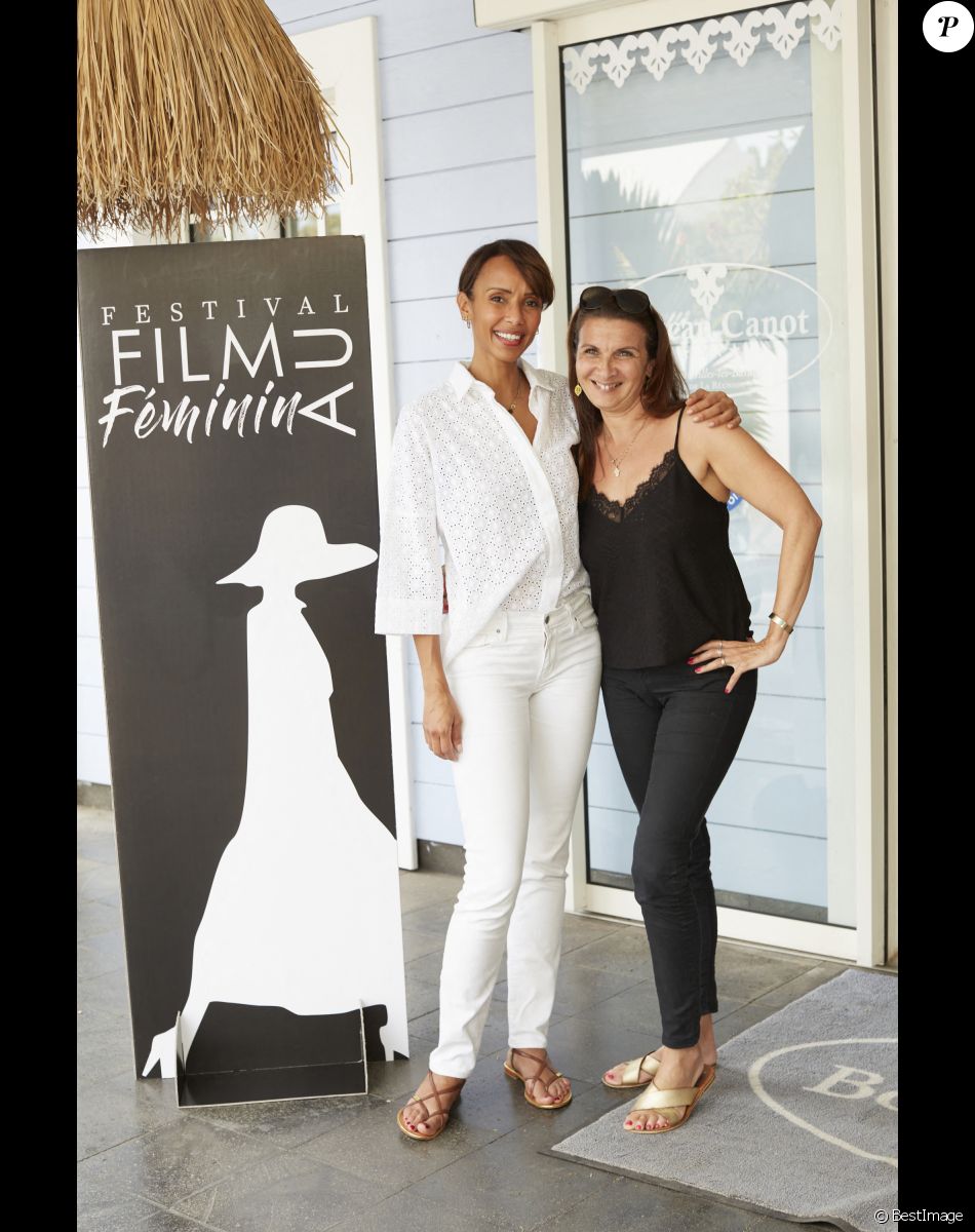 Exclusif - Sonia Rolland (Marraine du Festival) et Edith Semmani (fondatrice du festival), lors de la 2ème édition du Festival au Féminin à La Réunion le 22 Novembre 2021. © Sylvie Castioni/Bestimage