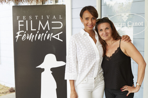 Exclusif - Sonia Rolland (Marraine du Festival) et Edith Semmani (fondatrice du festival), lors de la 2ème édition du Festival au Féminin à La Réunion le 22 Novembre 2021. © Sylvie Castioni/Bestimage