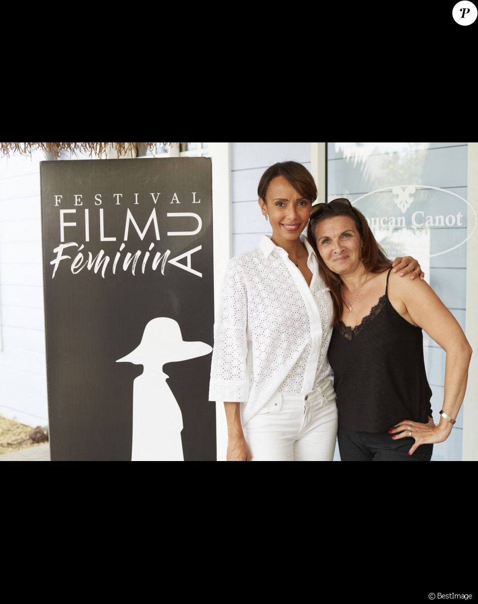 Exclusif - Sonia Rolland (Marraine du Festival) et Edith Semmani (fondatrice du festival), lors de la 2ème édition du Festival au Féminin à La Réunion le 22 Novembre 2021. © Sylvie Castioni/Bestimage
