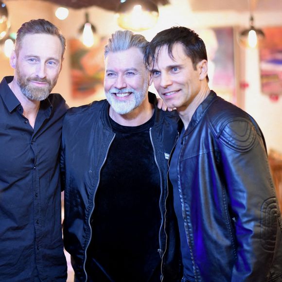 Exclusif - Frank Delay, Chris Keller, Allan Théo - Concert privé du groupe Génération Boys Band, au Gipsy hôtel à Paris. Le 23 novembre 2021. © Rachid Bellak/Bestimage