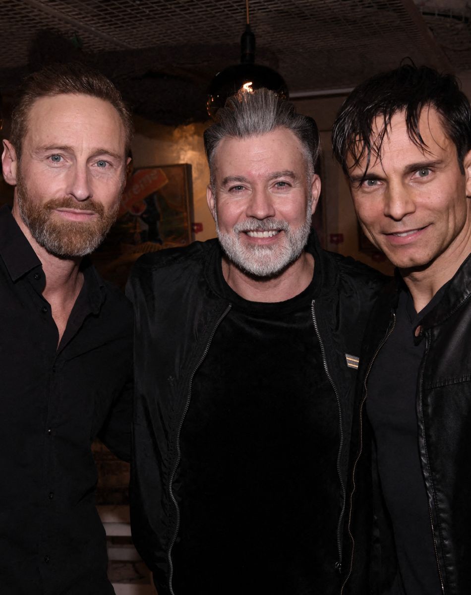 Exclusif - Frank Delay, Chris Keller, Allan Théo - Concert privé du groupe Génération Boys Band, au Gipsy hôtel à Paris. Le 23 novembre 2021. © Rachid Bellak/Bestimage