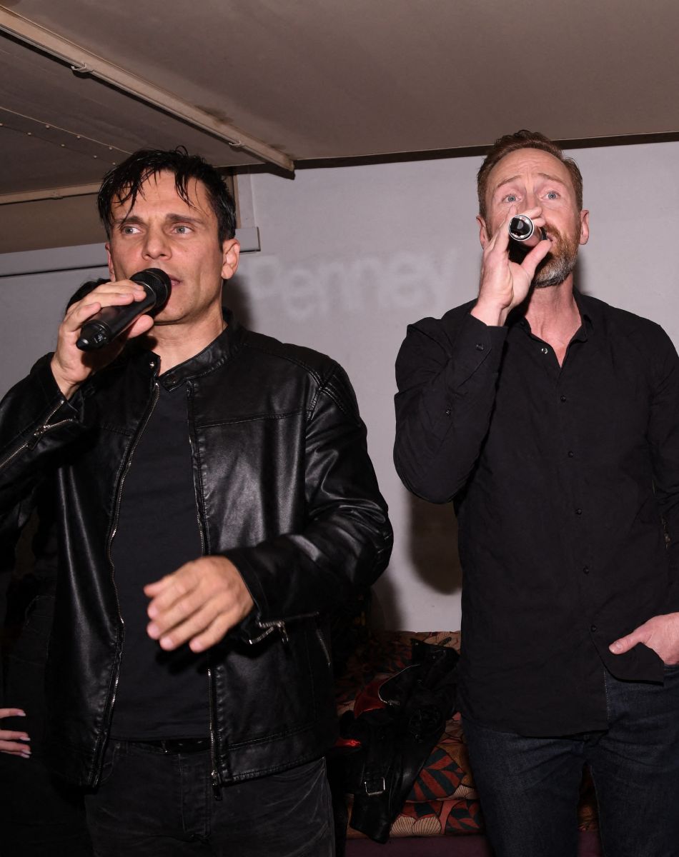 Exclusif - Allan Théo, Frank Delay, Chris Keller - Concert privé du groupe Génération Boys Band, au Gipsy hôtel à Paris. Le 23 novembre 2021. © Rachid Bellak/Bestimage