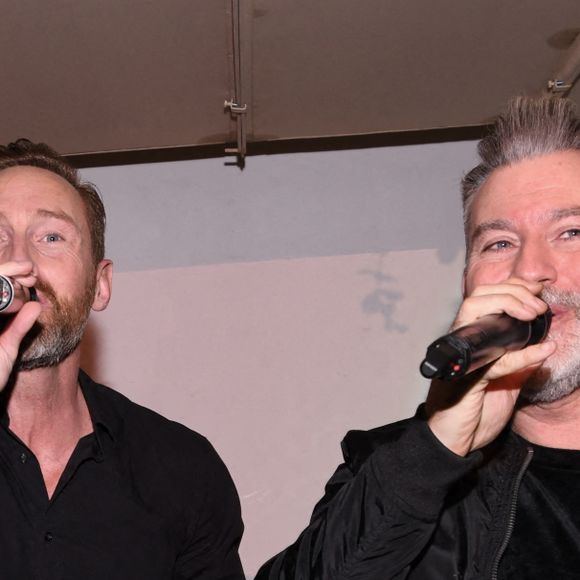 Exclusif - Allan Théo, Frank Delay, Chris Keller - Concert privé du groupe Génération Boys Band, au Gipsy hôtel à Paris. Le 23 novembre 2021. © Rachid Bellak/Bestimage