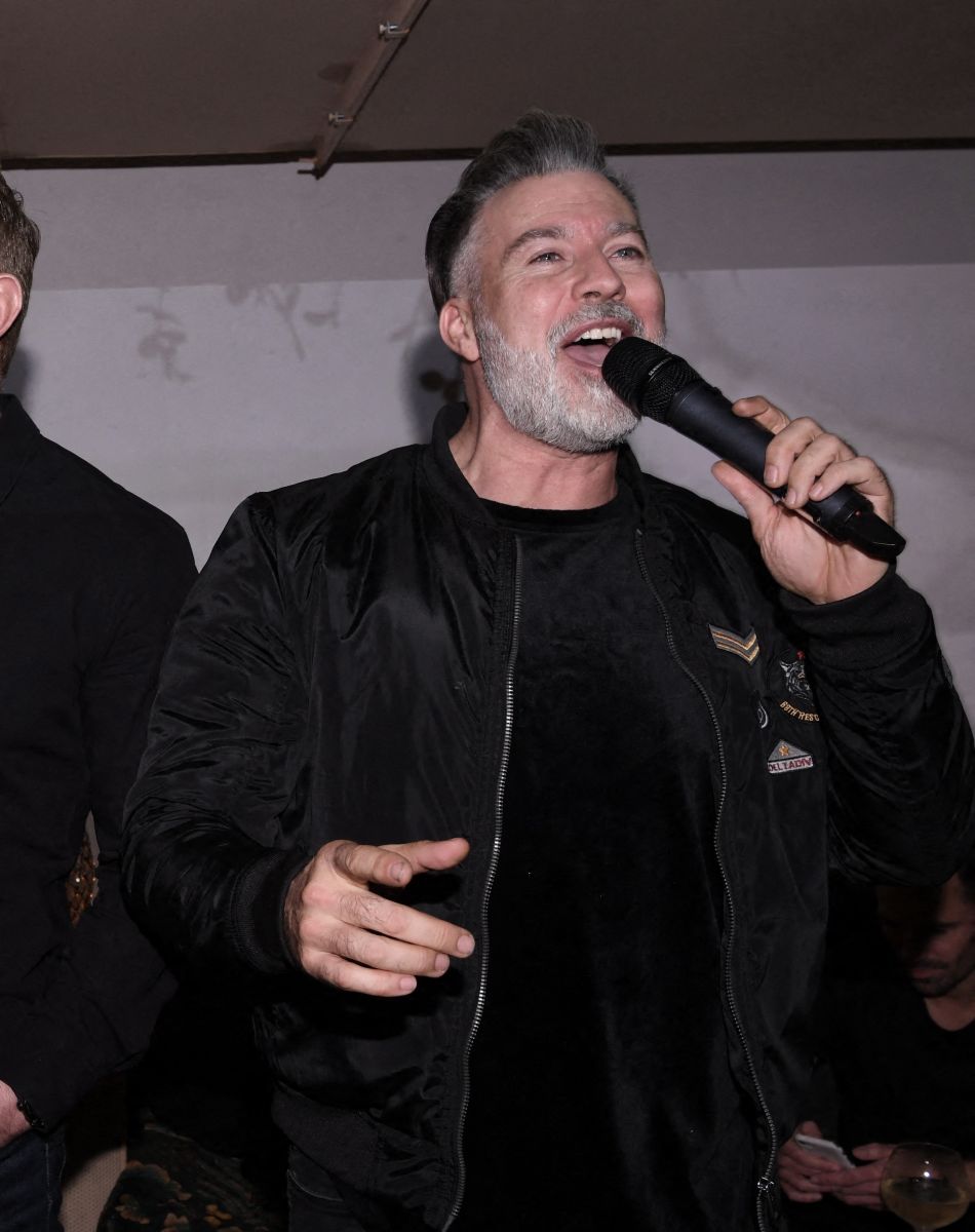Exclusif - Allan Théo, Frank Delay, Chris Keller - Concert privé du groupe Génération Boys Band, au Gipsy hôtel à Paris. Le 23 novembre 2021. © Rachid Bellak/Bestimage