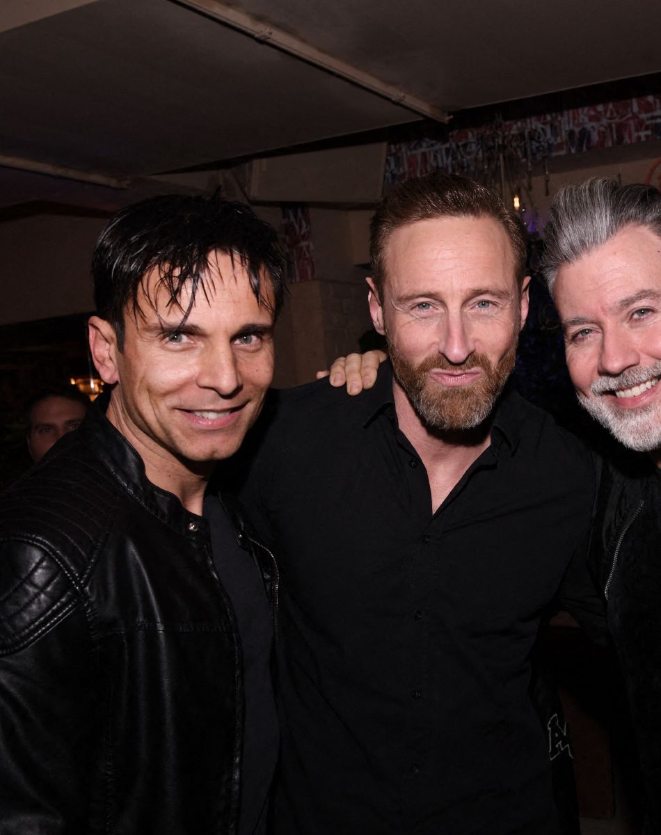 Exclusif - Allan Théo, Frank Delay, Chris Keller - Concert privé du groupe Génération Boys Band, au Gipsy hôtel à Paris. Le 23 novembre 2021. © Rachid Bellak/Bestimage
