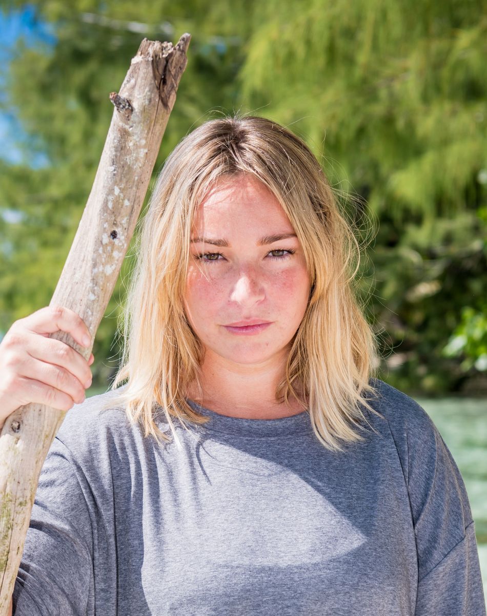 Cindy dans "Koh-Lanta, La Légende", émission spéciale célébrant le vingtième anniversaire du jeu de survie de TF1.
