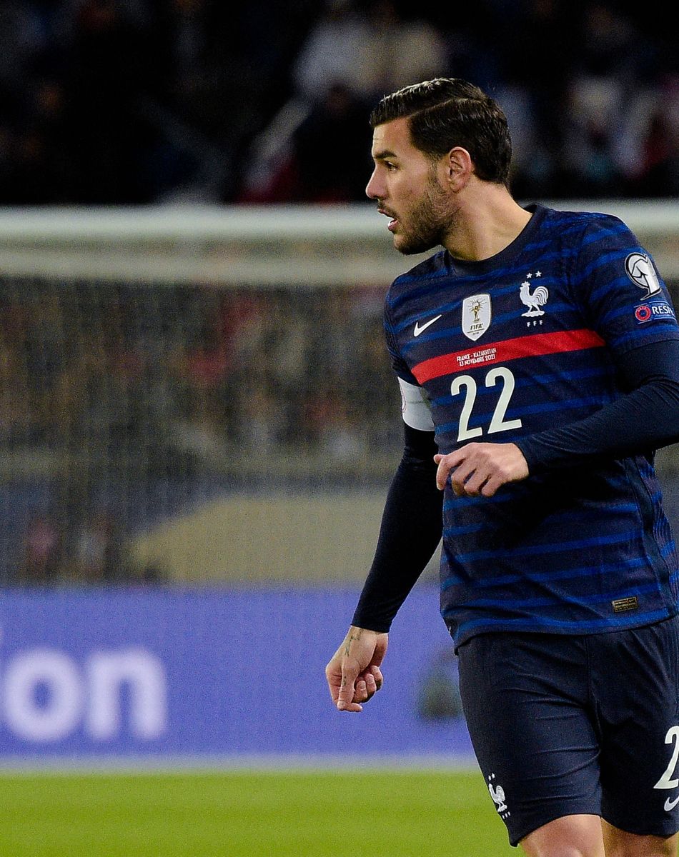 Theo Hernandez lors du match de football de qualification pour la Coupe du monde 2022 entre la France et le Kazakhstan au stade Parc des Princes à Paris, France, le 13 novembre 2021. La France a gagné 8-0. © Federico Pestellini/Panoramic/Bestimage