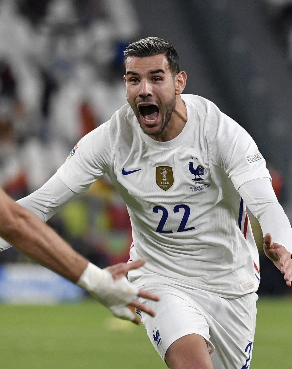 Theo Hernandez - Match de football en ligue des Nations : La France bat la Belgique 3-2 au Juventus Stadium à Turin le 8 octobre 2021. © Inside/Panoramic/Bestimage