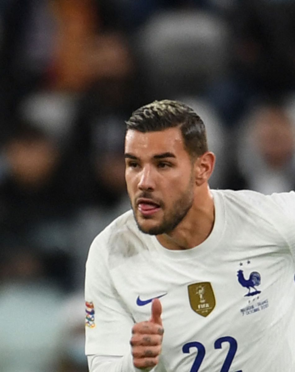 Theo Hernandez - Match de football en ligue des Nations : La France bat la Belgique 3-2 au Juventus Stadium à Turin le 7 octobre 2021. © Aflo/Panorami/Bestimage