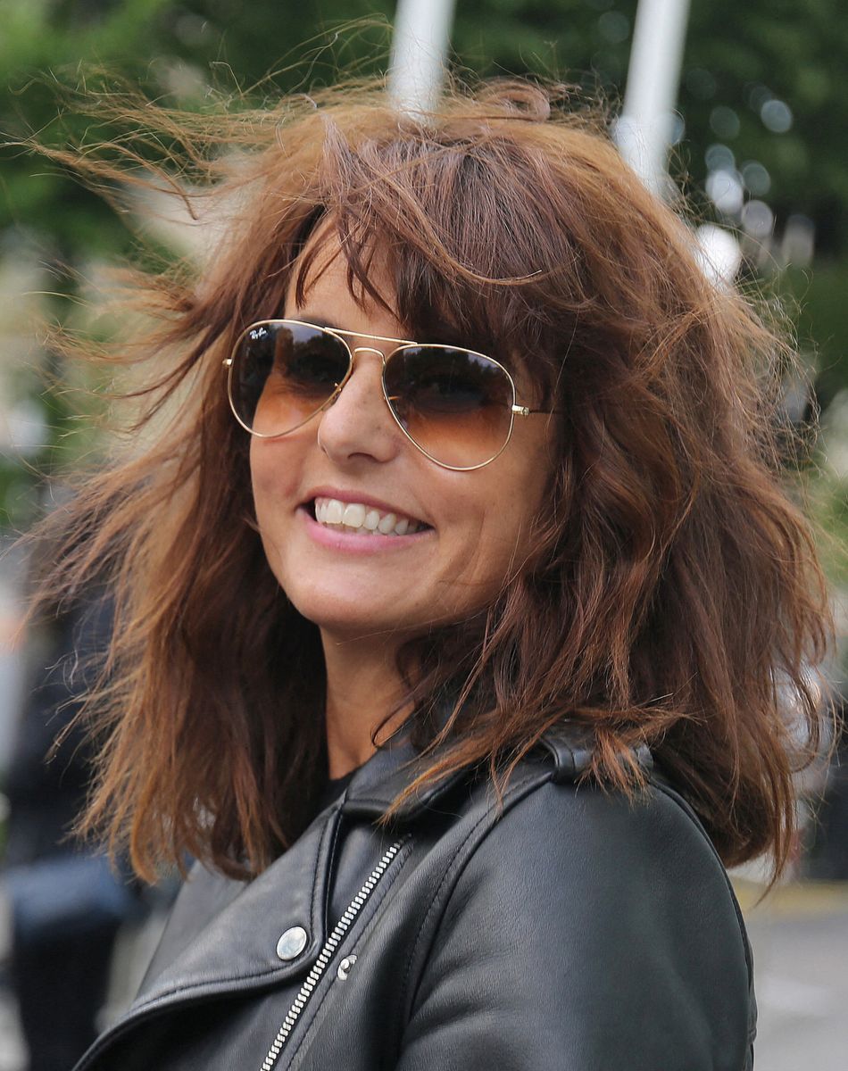 Faustine Bollaert quitte les studios Radio France à Paris. Le 3 mai 2021