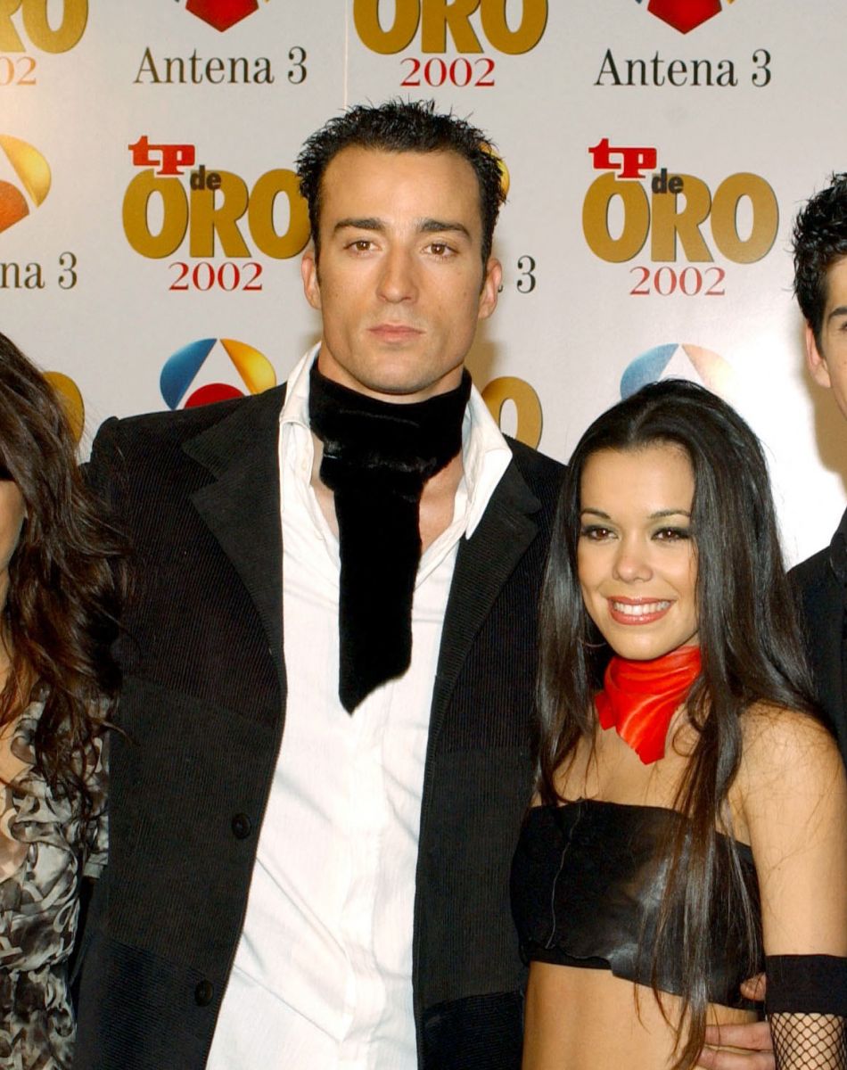 Monica Cruz, Pablo Puyol, Beatriz Luengo et Miguel Angel Munoz aux TV Golden Awards. Madrid.