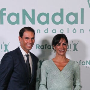 Rafael Nadal, fondateur de Rafa Nadal Foundation et Begona Villacis, vice-maire de Madrid - Rafael Nadal fête le 10 ème anniversaire de son association "RafaNadal Foundation" au Consulat italien à Madrid, le 18 novembre 2021.
