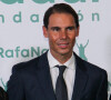 Ana Maria Parera, présidente de Rafa Nadal Foundation, Rafael Nadal, fondateur de Rafa Nadal Foundation et Xisca Perello (femme de Rafael Nadal), directrice générale de Rafa Nadal Foundation - Rafael Nadal fête le 10 ème anniversaire de son association "RafaNadal Foundation" au Consulat italien à Madrid, le 18 novembre 2021.