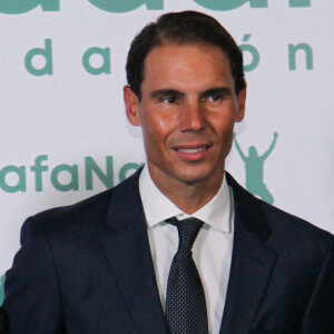 Ana Maria Parera, présidente de Rafa Nadal Foundation, Rafael Nadal, fondateur de Rafa Nadal Foundation et Xisca Perello (femme de Rafael Nadal), directrice générale de Rafa Nadal Foundation - Rafael Nadal fête le 10 ème anniversaire de son association "RafaNadal Foundation" au Consulat italien à Madrid, le 18 novembre 2021.