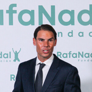 Rafael Nadal, fondateur de Rafa Nadal Foundation et Xisca Perello, directrice générale de Rafa Nadal Foundation - Rafael Nadal fête le 10 ème anniversaire de son association "RafaNadal Foundation" au Consulat italien à Madrid, le 18 novembre 2021.