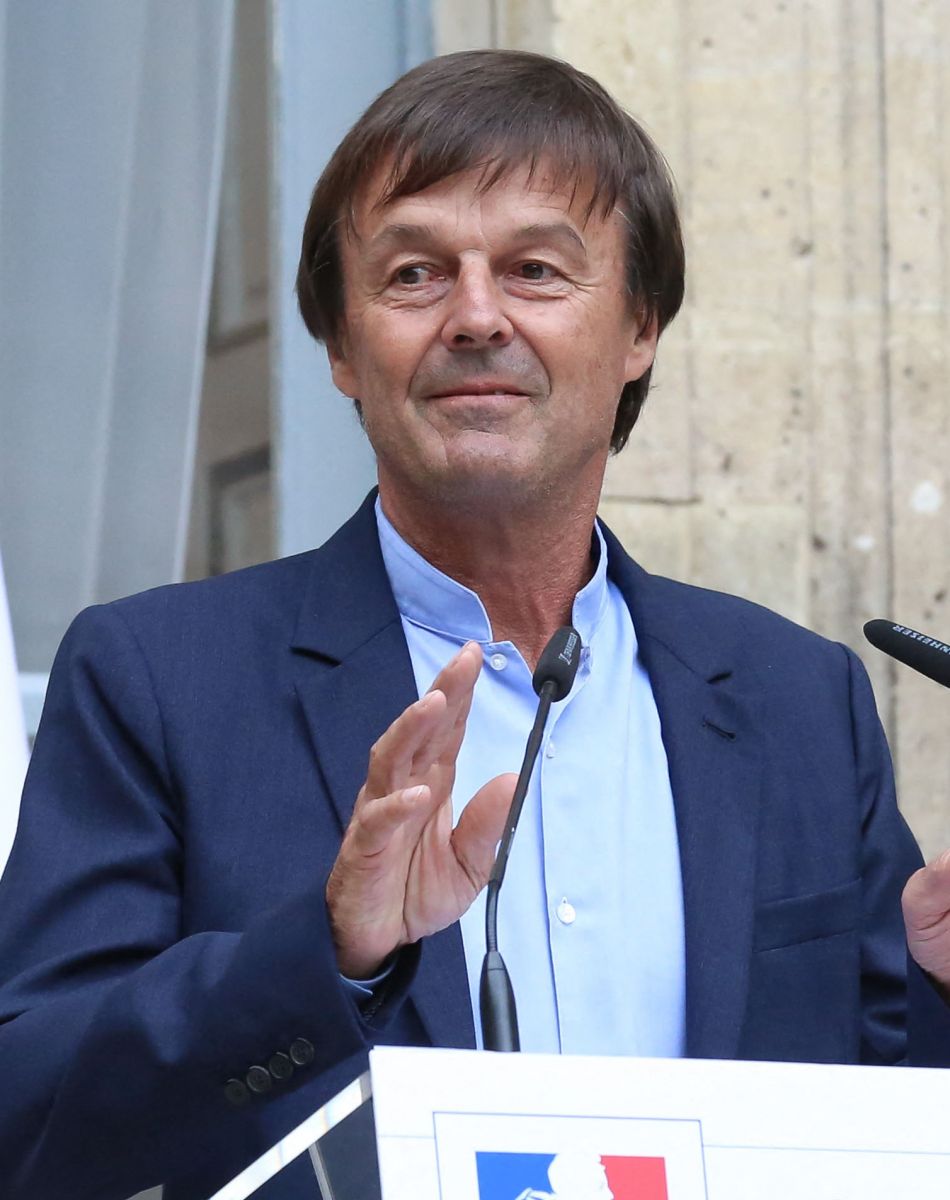 Passation de pouvoir entre le ministre de la Transition Ecologique et Solidaire, Nicolas Hulot et son successeur François de Rugy, au ministère de l'Ecologie, hôtel de Roquelaure. © Stéphane Lemouton / Bestimage