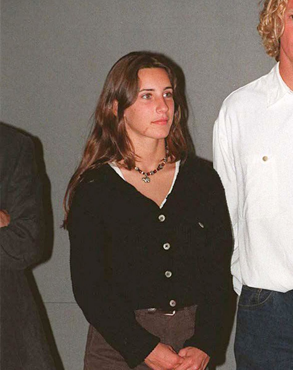 Pascale Mitterrand et Robby Page à Saint-Tropez en 1996