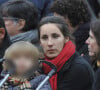 Pascale Mitterrand lors des obsèques de Danielle Mitterrand en 2011
