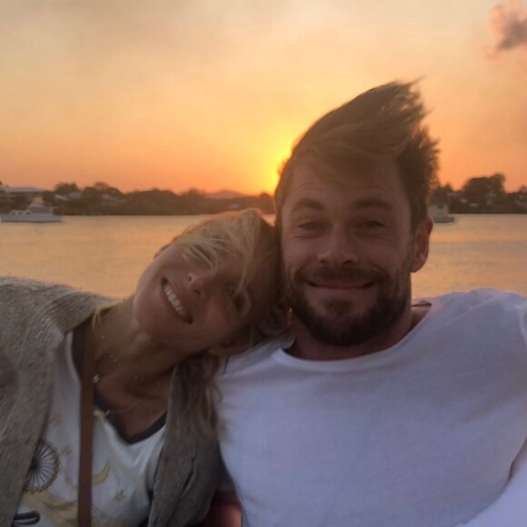 Elsa Pataky rend hommage à Chris Hemsworth pour son anniversaire. Le 11 août 2021.