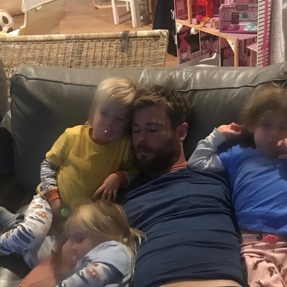 Elsa Pataky rend hommage à Chris Hemsworth pour son anniversaire. Le 11 août 2021.