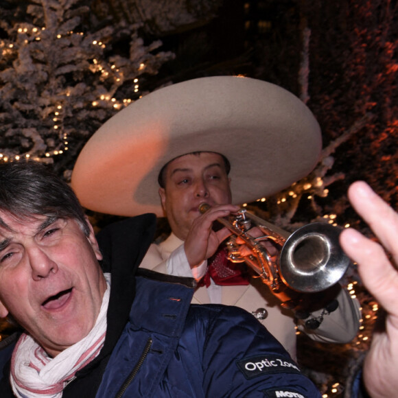 Exclusif - Tex assiste à l'inauguration de la saison hivernale "Chez Monix" au restaurant "Le Splash" à Asnières-sur-Seine, le 25 novembre 2021. © Rachid Bellak/Bestimage