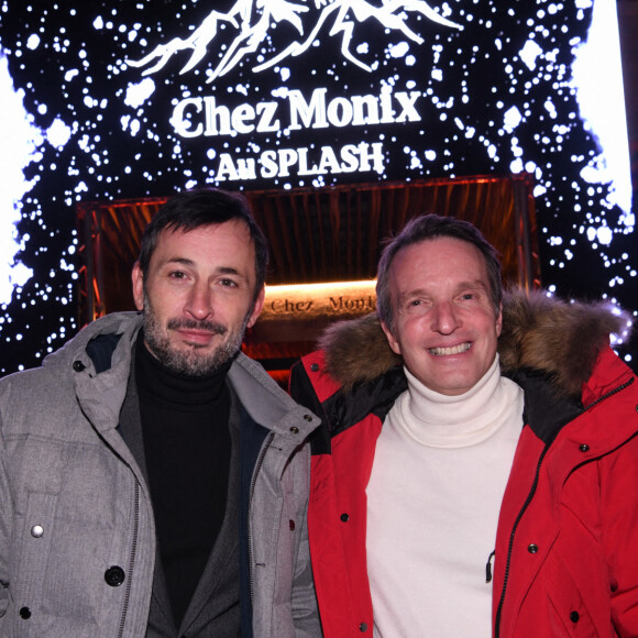 Exclusif - Michaël Cohen et Stéphane Rotenberg assistent à l'inauguration de la saison hivernale "Chez Monix" au restaurant "Le Splash" à Asnières-sur-Seine, le 25 novembre 2021. © Rachid Bellak/Bestimage