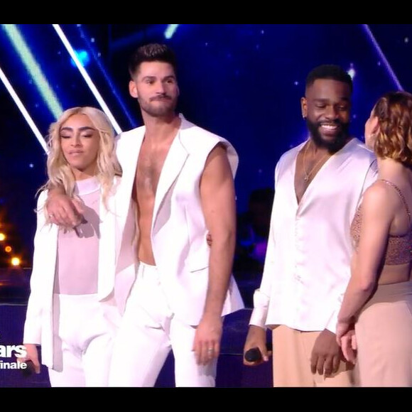 Bilal Hassani et Tayc lors de la finale de Danse avec les stars 2021 sur TF1