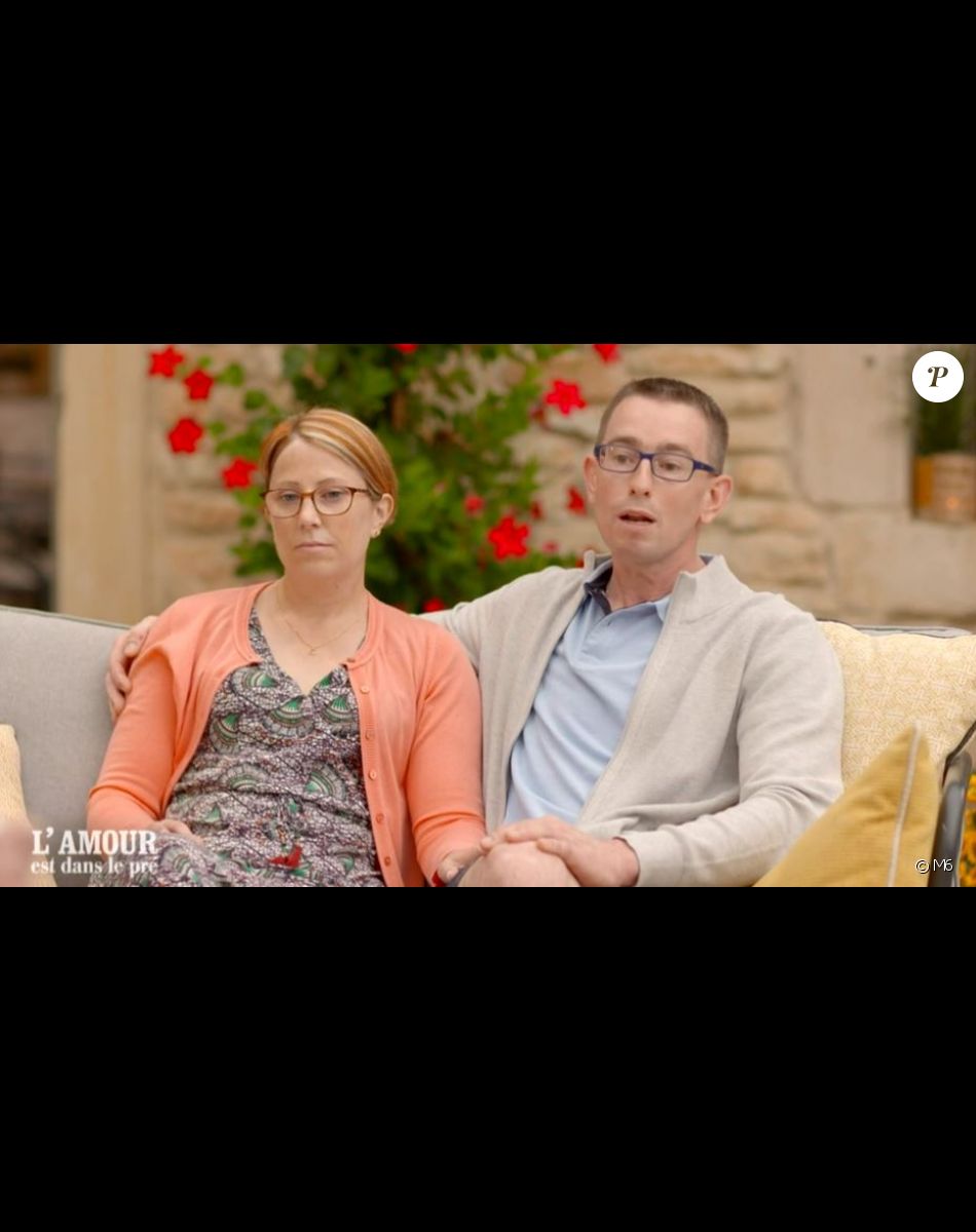 Hervé et Stéphanie lors du bilan de "L'amour est dans le pré"