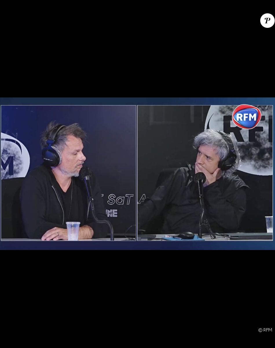 Nicola Sirkis et Olivier Gérard, invités de Bernard Montiel sur RFM. Le 7 juin 2020.