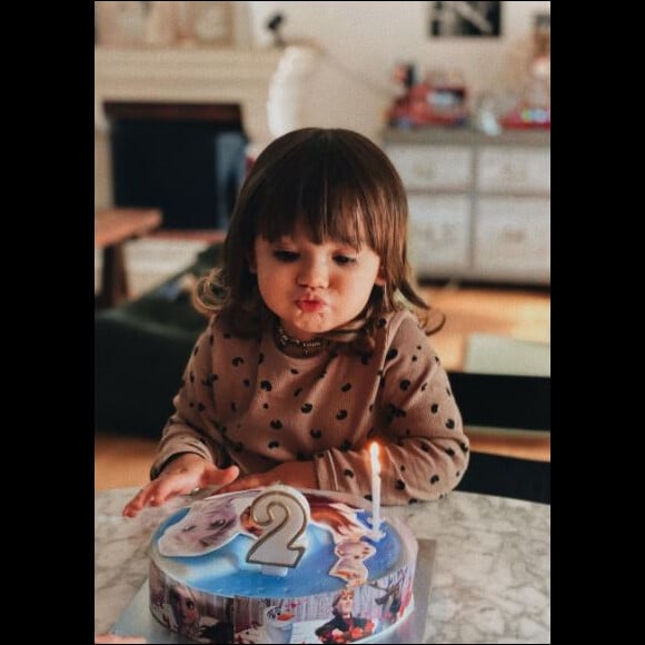 Maggy, la fille d'Alizée et Grégoire Lyonnet, a célébré ses 2 ans.