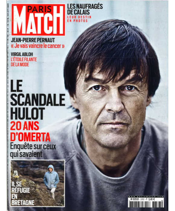 Ayo dans le magazine "Paris Match" du 2 décembre 2021.
