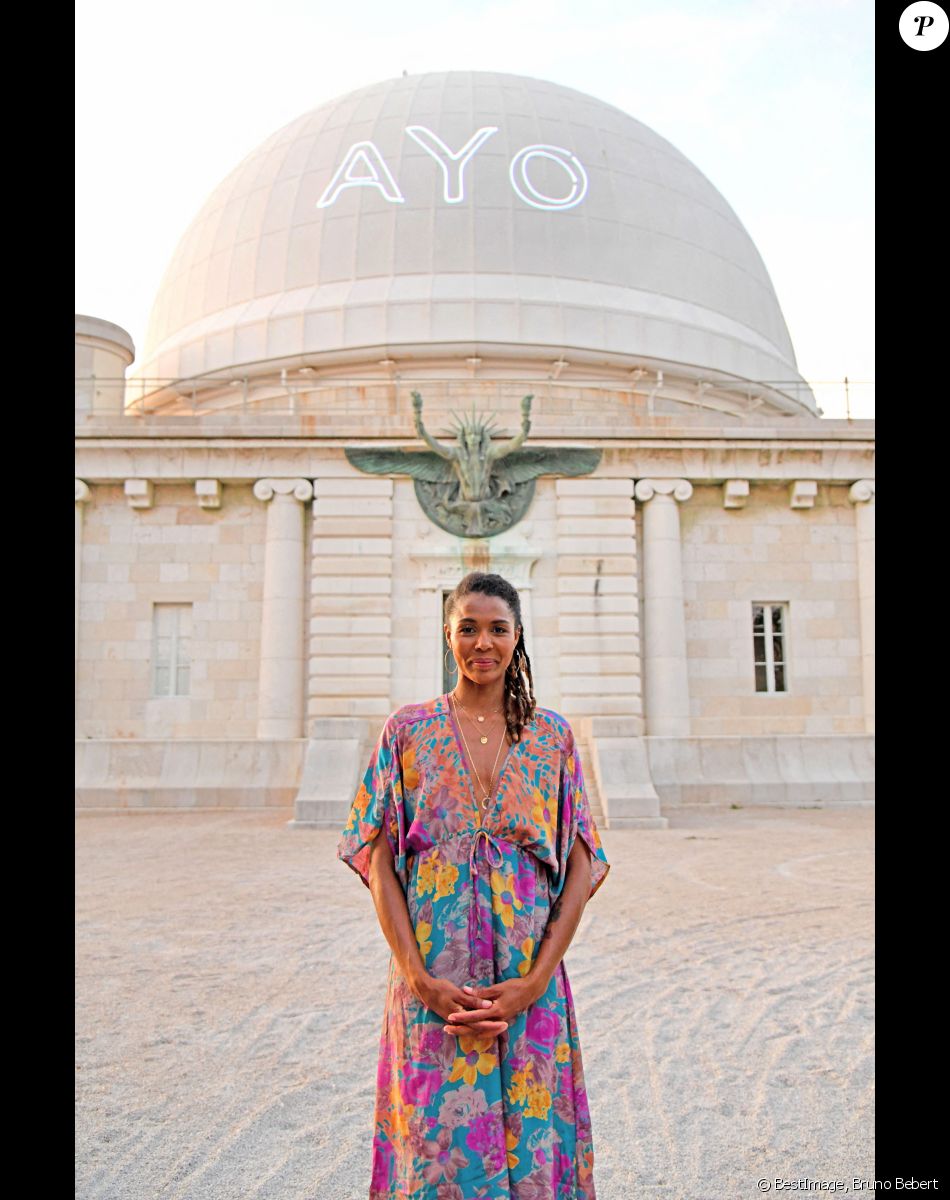 Exclusif - La chanteuse Ayo en concert dans le cadre des Nice Jazz Air Sessions sur le site de l'Observatoire de Nice le 6 juillet 2020. © Bruno Bebert / Bestimage