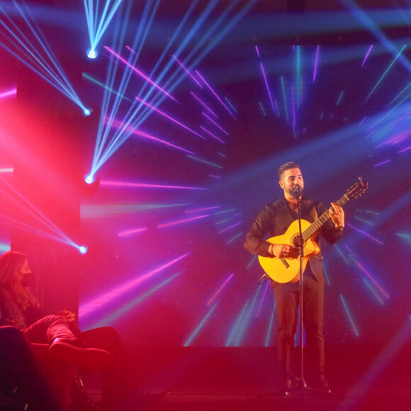 Exclusif - Kendji Girac en concert du 1er Casa Music Show, organisé par Kenza Cheddadi, au Sofitel Tour Blanche de Casablanca, Maroc, le 25 novembre 2021. © Philippe Doignon/Bestimage