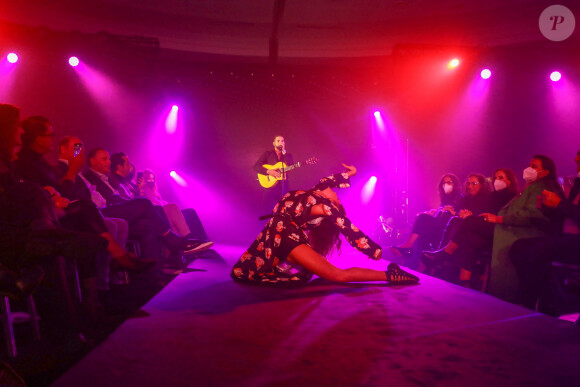 Exclusif - Kendji Girac en concert du 1er Casa Music Show, organisé par Kenza Cheddadi, au Sofitel Tour Blanche de Casablanca, Maroc, le 25 novembre 2021. © Philippe Doignon/Bestimage