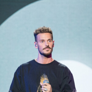 Exclusif - Matt Pokora (M. Pokora) - Enregistrement de l'émission "La boite à secrets" N°2, présentée par F.Bollaert, et qui sera diffusée le 20 décembre sur France 3 en prime time. Le 8 octobre 2019 © Tiziano Da Silva / Bestimage