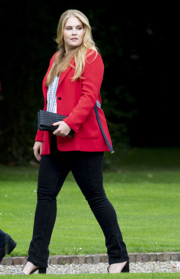 La princesse Catharina-Amalia des Pays-Bas - La famille royale des Pays-Bas lors de la séance photo d'été dans les jardins du palais Huis ten Bosch à La Haye, Pays-Bas, le 16 juillet 2021.