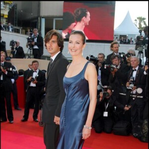 Carole Bouquet et son fils Dimitri Rassam à Cannes en 2007.