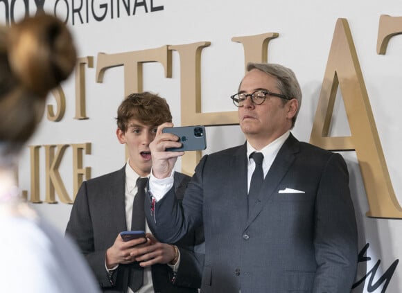 Matthew Broderick et son fils James Wilkie Broderick à l'avant-première de la série "And Just Like That" au Musée d'Art Moderne à New York. Le 8 décembre 2021