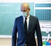 Déplacement de Jean-Michel Blanquer, ministre de l'Education nationale, à l'école élémentaire Richomme à Paris (18 ème)