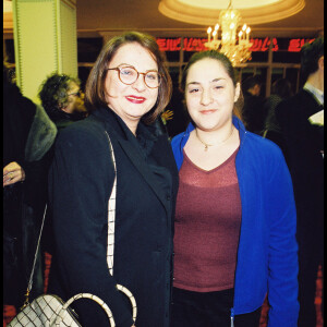 Archives - Josiane Balasko et sa fille Marilou Berry - Générale de "La dame aux camélias" au Théâtre Marigny à Paris. 2000.