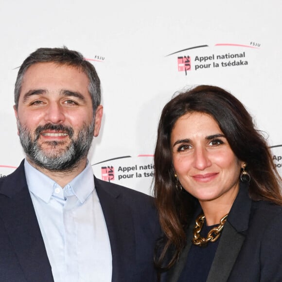 Olivier Nakache et sa soeur Géraldine Nakache - Soirée caritative des parrains de l'Appel national pour la Tsedaka au Pavillon Gabriel à Paris le 5 décembre 2021. © Coadic Guirec/Bestimage 