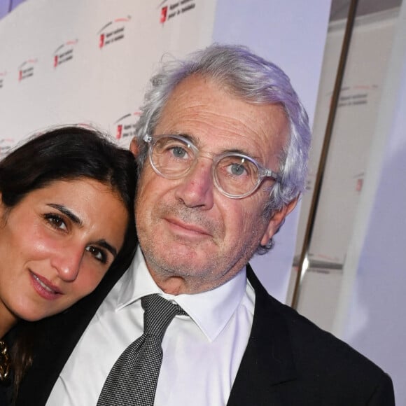 Exclusif - Géraldine Nakache et Michel Boujenah - Soirée caritative des parrains de l'Appel national pour la Tsedaka au Pavillon Gabriel à Paris le 5 décembre 2021. © Coadic Guirec/Bestimage 