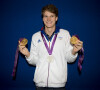 Yannick Agnel (fra) - natation - medailles à Londres, Royaume Uni, le 4 août 2012. © Jean-Baptiste Autissier/Panoramic/Bestimage