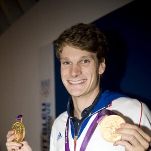 Yannick Agnel (fra) - natation - medailles à Londres, Royaume Uni, le 4 août 2012. © Jean-Baptiste Autissier/Panoramic/Bestimage