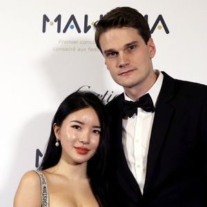 Yannick Agnel et sa compagne Su Park - Soirée exceptionnelle à l'occasion du lancement du 1er concours international de femmes chefs d'orchestre, MAWOMA, à l'hôtel Intercontinental Paris Le Grand, à Paris. Le 24 Janvier 2019 © Dominique Jacovides / Bestimage