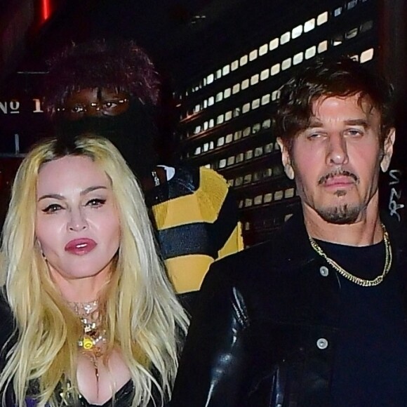 Madonna au restaurant "Carbone" après le dîner à New York, le 14 septembre 2021.