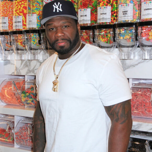 50 Cent (Curtis Jackson) à l'inauguration du nouveau magasin "Sugar Factory" à Las Vegas, le 3 septembre 2021.